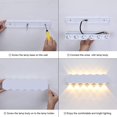 thumbnail image 4 of Luz LED de pared para interiores Lámpara moderna blanca de 12 W, lámpara de pared de aluminio con punto arriba y abajo Luz blanca cálida 3000 K, iluminación de pared de 31 cm para dormitorio Comedor Pasillo oso de fresa Electrónica, 4 of 4
