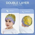 thumbnail image 6 of Honeii Flowers And Butterflies Print Kids Knit Beanie Watch Hat ,Knit Cap for Boys and Girls, 6 of 7