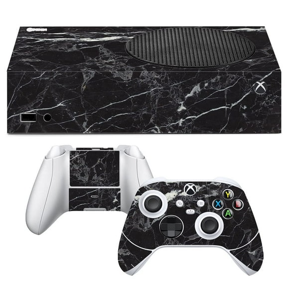 VWAQ Black Marble Skin For Xbox Series S Console and Controllers - Vinyl Decal To Fit Xbox Series S - XSRSS6 [video game]