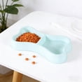 thumbnail image 6 of Bcylexb Bone-Shaped Dual-Use Pet Bowls for Cats and Dogs – Integrated Feeding and Watering with Anti-Fall Dog Bowls, Blue, 6 of 6