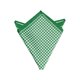 thumbnail image 1 of INSPIRAR CHIC Pañuelo de bolsillo plegable para hombres en diseño de pata de gallo para traje formal verde, talla única, 1 of 4