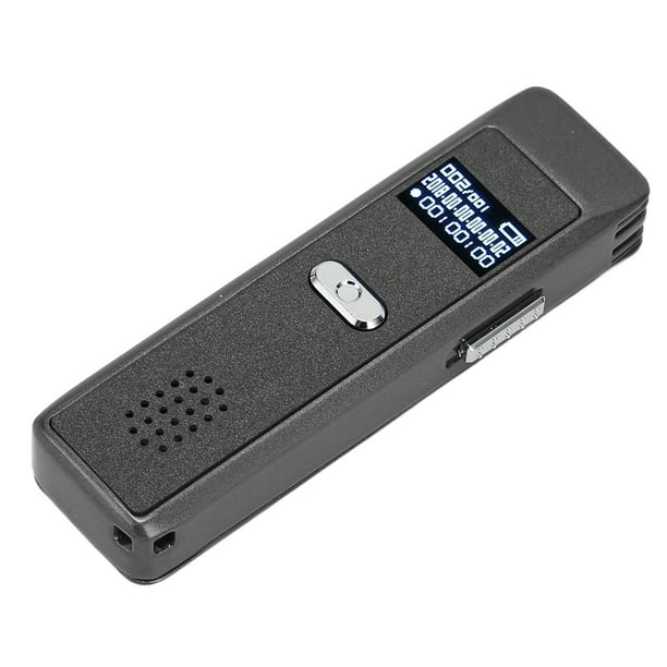 Grabadora de Voz Digital Mini Grabadora de Voz con Reducción de Ruido HD Inteligente AI Grabadora Portátil Activada por Voz con Reproductor de MP3 para Entrevistas Reuniones