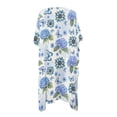 thumbnail image 2 of Xoenoiee Boho Mandala Hydrangea Butterfly Print Women's Swimsuit Cover Up 2026 Casual Short Sleeve Kimono Cardigan Lightweight Summer Casual Open Front Cardigans, 2 of 7