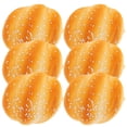 thumbnail image 3 of 6pcs PU Sesame Roll Bread Model Simulation Bread Toy Photo Props Home Cake Shop Decor, 3 of 3