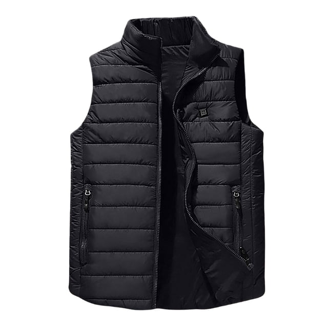 Birdeem Children's Winter Jacket, Solid Color, Intelligent Constant Temperature, Hooded, Sleeveless, Casual, Keep Warm