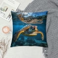 thumbnail image 2 of GOSMITH  Throw Pillow Case Sea Turtles Square Cushion Cover Standard Pillowcase for Men Women Kids Home Decorative Sofa Armchair Bedroom Livingroom, 2 of 5