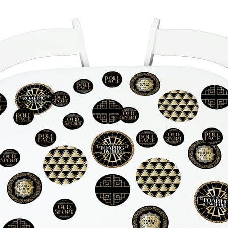 Roaring 20 S 1920s Art Deco Party Giant Circle Confetti Jazz