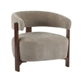 thumbnail image 3 of Christopher Knight Home 31" Modern Upholstered Accent Armchair with Wooden Legs, Light Brown, 3 of 11