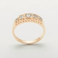 thumbnail image 2 of LBG British Made 14k Rose Gold Cubic Zirconia Womens Band Ring - 33 size options - Size 10.5, 2 of 7
