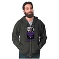 thumbnail image 5 of the Phantom Ghost Who Walks Skull Zip Up Hoodie Men's Women's Brisco Brands S, 5 of 6