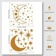 thumbnail image 4 of 2Pcs 2 Styles Starry Sky Stencils Moon Star Stencils Twinkle Star Reusable Painting Templates DIY Art and Craft Stencils, 4 of 8