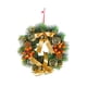 thumbnail image 4 of Corona de anillo Floral artificial BLESIY dorado, 4 of 8