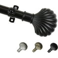 thumbnail image 2 of Home Indoor Clam Curtain Rod 48-84 inch - Black, 2 of 3