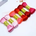 thumbnail image 2 of U8MO 20 Meter 1.5mm Braided Macrame Satin Silk Cord Chinese Knot Nylon Rattail Thread-6# Pink, 2 of 5