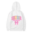 thumbnail image 5 of MEZZALL Chandail en Molleton Imprimé Coloré pour Enfants Senior 2025 Col Rond Manches Longues Chandail à Capuche Tendance pour Tout-Petits, Blanc, 13-14 Ans, 5 of 5
