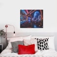 thumbnail image 4 of Lsque Futuristic Bar Space View Print Wall Art – Decorative Picture for Living Room, Bedroom, and Office (Horizontal), 4 of 6