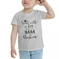 thumbnail image 3 of Sent with A Kiss from My NANA in Heaven Cute Toddler Tshirts for Boys Girls (Gray, Youth XL), 3 of 5