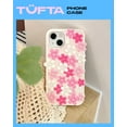 thumbnail image 2 of Cute 3D Flower Phone Case for iPhone 16- Girly Aesthetic Soft Silicone Floral Phone Cover for Women and Girls, Pink, 2 of 13