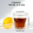thumbnail image 2 of 6 Pack Plastic Drinking Glasses, 5.4oz Unbreakable Juice Cups, Reusable Clear Drinking Tumblers, BPA Free Acrylic Cups for Water, Cocktail, Dishwasher-Safe, 2 of 6