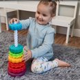 thumbnail image 2 of Juguete apilable LUCKFUTURE Educational Spinning Rainbow 1-3Y, 2 of 7