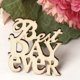 thumbnail image 4 of 15 piezas de dispersión de mesa de confeti Best Day Ever para decoración DIY, fiesta de boda, 4 of 7