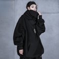 thumbnail image 4 of -Sudadera con capucha estilo Harajuku para mujer, ropa de calle coreana, estilo gótico, Cyberpunk, de gran tamaño, para parejas, 4 of 5