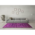 thumbnail image 3 of Ahgly Company Indoor Round Persian Purple Traditional Area Rugs, 7' Round, 3 of 4