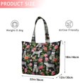 thumbnail image 4 of Schnauzer with Pioneer Flower Travel Tote Bags for Women Carry On,Large Weekender Bags for Women Travel,Multi Functional Duffle Bag for Work,Shopping,Sports, 4 of 5
