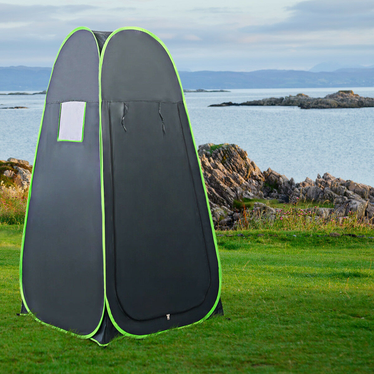 Costway Portable Pop UP Camping Fishing Bathing Shower Toilet Changing