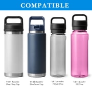 Linkidea Water Bottle Carrier with Shoulder Strap Compatible with YETI Rambler Bottle 26oz, Yonder 25oz, Waterbottle Sling Bag Holder with Mesh Phone Pocket, Blue