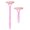 Pink, variant on ABS Plastic Body Massage Rollers Tool With Replaceable Head For Cold Compress And Hot Therapies Applications