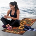 thumbnail image 6 of BZSMCE Yoga Mat Women Sunflowers Roses Butterflies Hearts Fitness Mat, 6 of 9