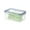Clear M, variant on KQJQS Rectangular Food Storage Containers with Secure Lids, Non-Toxic and BPA-Free, Microwave, Dishwasher, and Freezer Safe(S)