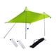 thumbnail image 3 of Toldo de playa con dos postes de estabilidad, protección solar para artículos esenciales de pesca. Verde, 3 of 8