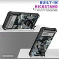 thumbnail image 4 of SaniMore for Google Pixel 7 Case, Rugged PC & Soft TPU CD Magnetic Cover Built-in Car Mount & Multi-View Kickstand Camouflage Military Grade Shockproof Heavy Duty Protective Shell, Black, 4 of 6