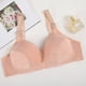 thumbnail image 2 of Gibobby Brasier para mujer Ropa interior de mujer Push Up Sin anillo de Confort Sujetador ajustable(Rosa,42), 2 of 3