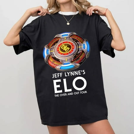 

Jeff Lynne s ELO - The Over and Out Tour 2024 Shirt Jeff Lynne s ELO Band Fan Shirt Electric Light Orchestra 2024 Shirt Over and Out Tour