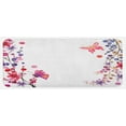thumbnail image 1 of Butterfly Kitchen Mat, Floral Art with Butterfly Magic of Believing Hope Exotic Healing Power, Plush Decorative Kitchen Mat with Non Slip Backing, 47" X 19", Pink Purple White, by Ambesonne, 1 of 1