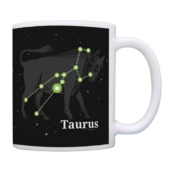 ThisWear Zodiac Gifts Taurus Zodiac Coffee Mug Taurus Cup Taurus Birthday Present Coffee Mug Multi