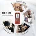 thumbnail image 4 of Multifunctional Handheld Metal & Wall Detector, 5 in 1 Stud Finder Scanner, Portable Wire Pipe Power Scanner with LCD Display, Suitable for Detecting Metal, Cables, Wood (#B), 4 of 8