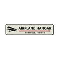 thumbnail image 2 of Airplane Hangar Novelty Decor, Metal Wall Sign - 4x18 Inches, 2 of 4