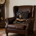thumbnail image 6 of AURIGATE 17.72" Animal Print Throw Pillow Cover Soft Polyester Decorative Pillow Case for Sofa Couch Bed Living Room Farmhouse Home Decor, 6 of 6