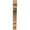 thumbnail image 2 of Ekena Millwork 4"W x 32"D x 32"H Merced Block Rough Sawn Bracket, Western Red Cedar, 2 of 25