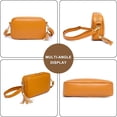 thumbnail image 2 of LHSHID Small Crossbody Shoulder Bag for Women, Tassel PU Leather Handbag Ladies Going Out Satchel With Two Shoulder Straps, 2 of 7