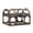 Brown 1pc, variant on Ruanlalo Retro Plated Candy Box Vintage Style Treasure Chest Wedding Party Sweet Container for Candies Cookies Chocolates Macarons Jewelry Small Gifts