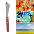thumbnail image 2 of Painting Scraper, Palette Scraper, Art Supplies, Brownish Red For Painter Beginner ANGGREK 19, 2 of 8