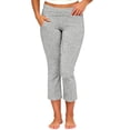 thumbnail image 2 of Khunlpohl Women's Capris Leggings Elastic High Waist Yoga Workout Sports Pants Casual Cropped Athletic Pant with Pockets, 2 of 9