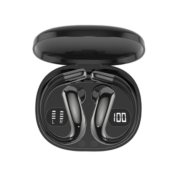 RCA TUNE-85 True Wireless Earbuds with AI Translation in 133 Languages, Black