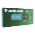 thumbnail image 2 of TouchNTuff 93-250 Nitrile Gloves - Disposable, Non-Latex, Grip, Gray, Size Large (pack of 100), 2 of 3