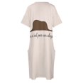 thumbnail image 4 of Ceci n’est pas un chapeau petit prince magritte Loose Pocket Dress dress women's luxury party dress dresses, 4 of 6